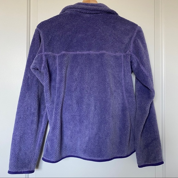 Patagonia Fleece Pullover Purple Snap-T Small - Picture 6 of 6